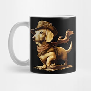 English Cream Dachshund Adventurer Mug